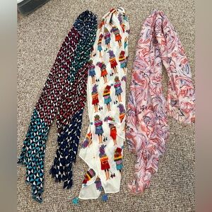 Lot of 3 Talbots Scarves